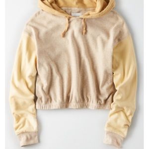 American eagle color block hoodie